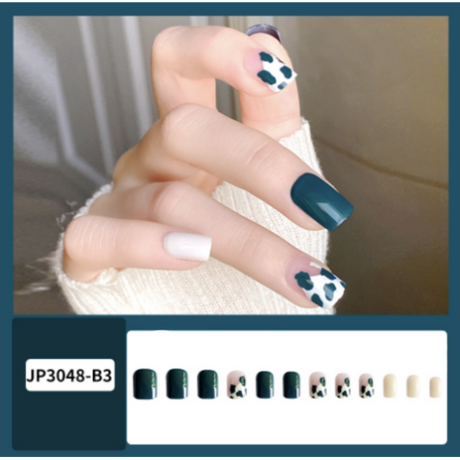 Shiny Silver Adhesive Fake Nails Set - Party &amp; Casual Women's Nail Decoration - Shop N Save