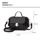 Chic Mini Crossbody: Classic, Adjustable, Versatile, Button Closure Elegance - Shop N Save