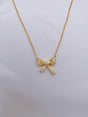 Bonnie's Bow Necklace: Elegant Ribbon Design Jewelry - Shop N Save