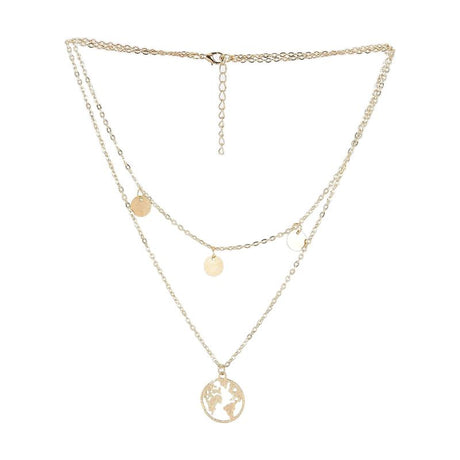 Attractive Sister Gold Necklace: Boho Design, Multi-Layered Statement - Shop N Save
