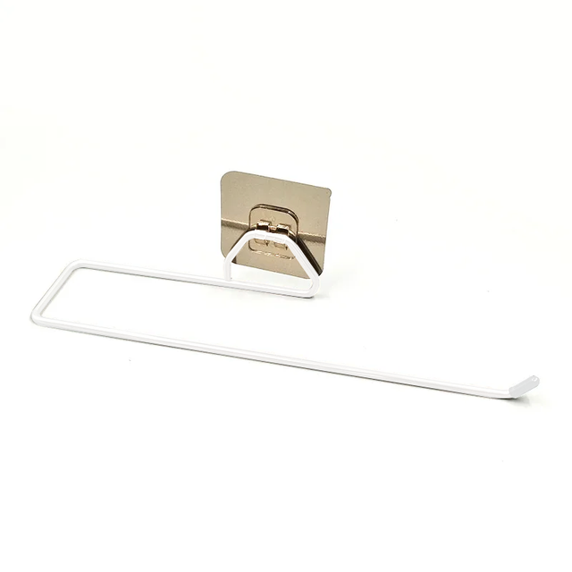 Stainless Steel Paper Towel Rack: Kitchen Organizer Stand - Shop N Save