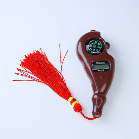 Digital Tasbih Compass: Compact, Rechargeable, Multifunctional Tool (Brown) - Shop N Save