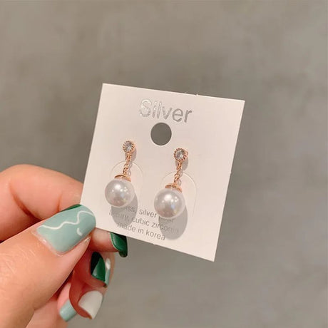Golden Pearl Earrings - Timeless Elegance for Any Occasion - Shop N Save