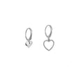 Heart Geometric Hoop Earrings: Chic Women's Fashion Jewelry - Shop N Save