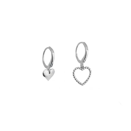 Heart Geometric Hoop Earrings: Chic Women's Fashion Jewelry - Shop N Save