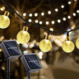 Solar-Powered Mini Lantern String Lights: Waterproof, LED, Home Decor - Shop N Save