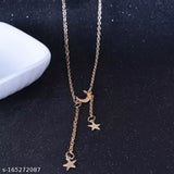 Crescent Moon Stars Necklace - Celestial Charm Jewelry for Women - Shop N Save