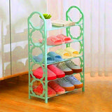 5-Layer Shoe Rack: Vertical, Easy Access, Sturdy, Versatile - Shop N Save