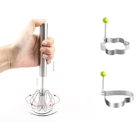 Egg Beater: Heart &amp; Flower Egg Maker, Versatile, Whimsical Breakfast - Shop N Save