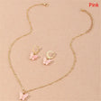 Boho Butterfly Jewelry Set: Colorful Acrylic, Adjustable, Wedding Glam - Shop N Save