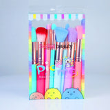Sweet Beauty 10-Piece Brush Set: Professional Makeup Essentials - Shop N Save