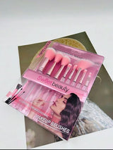 Transparent 8pcs Makeup Brush Set: Multifunctional Beauty Tools - Shop N Save