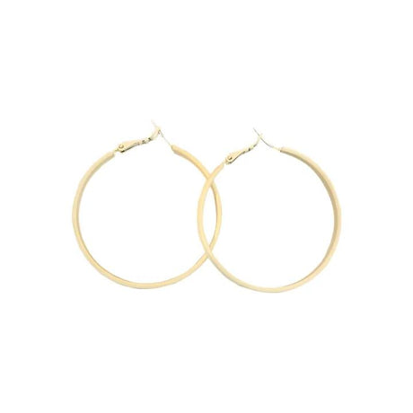 Korean Retro Yellow Circle Earrings - High Sense Design Trend - Shop N Save