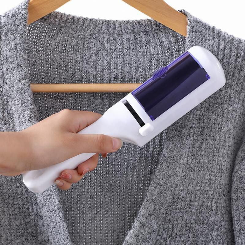 Lint Roller Set: Pet Hair Remover with 60 Refills &amp; Scrubbing Brush - Shop N Save