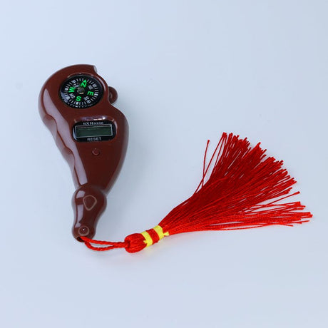 Digital Tasbih Compass: Compact, Rechargeable, Multifunctional Tool (Brown) - Shop N Save