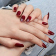 Shiny Silver Fake Nails - 12 Piece Set for Party-Ready Glam - Shop N Save