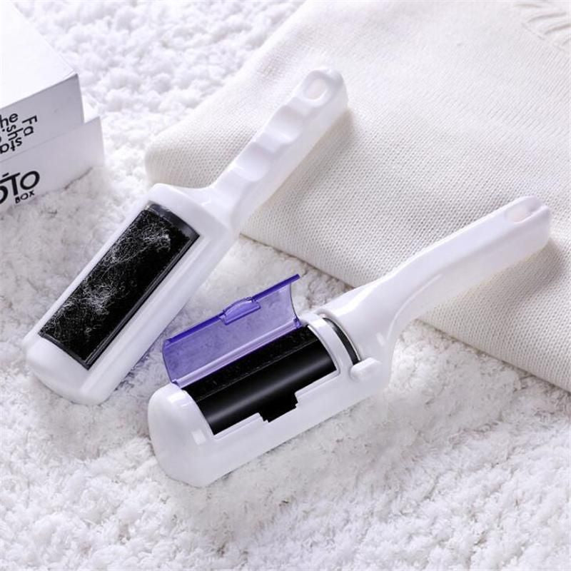 Lint Roller Set: Pet Hair Remover with 60 Refills &amp; Scrubbing Brush - Shop N Save