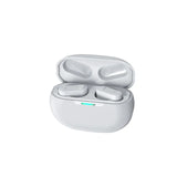 Wireless Bluetooth Earphones with Charging Bin Cord, Headphones, Outdoor Sports Headset, Touch Control Headphones, Earbuds (White)