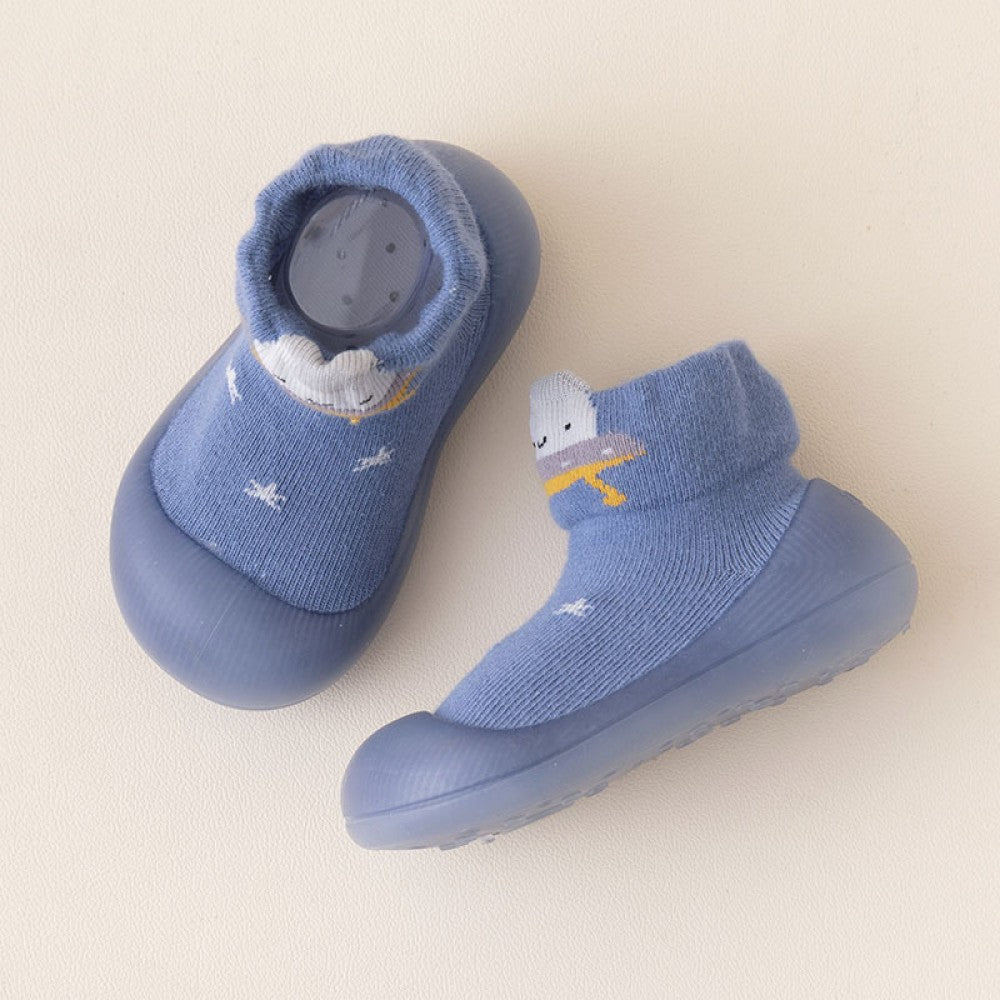 Non-Slip Rubber Sole Newborn Toddler Socks Shoes - Shop N Save