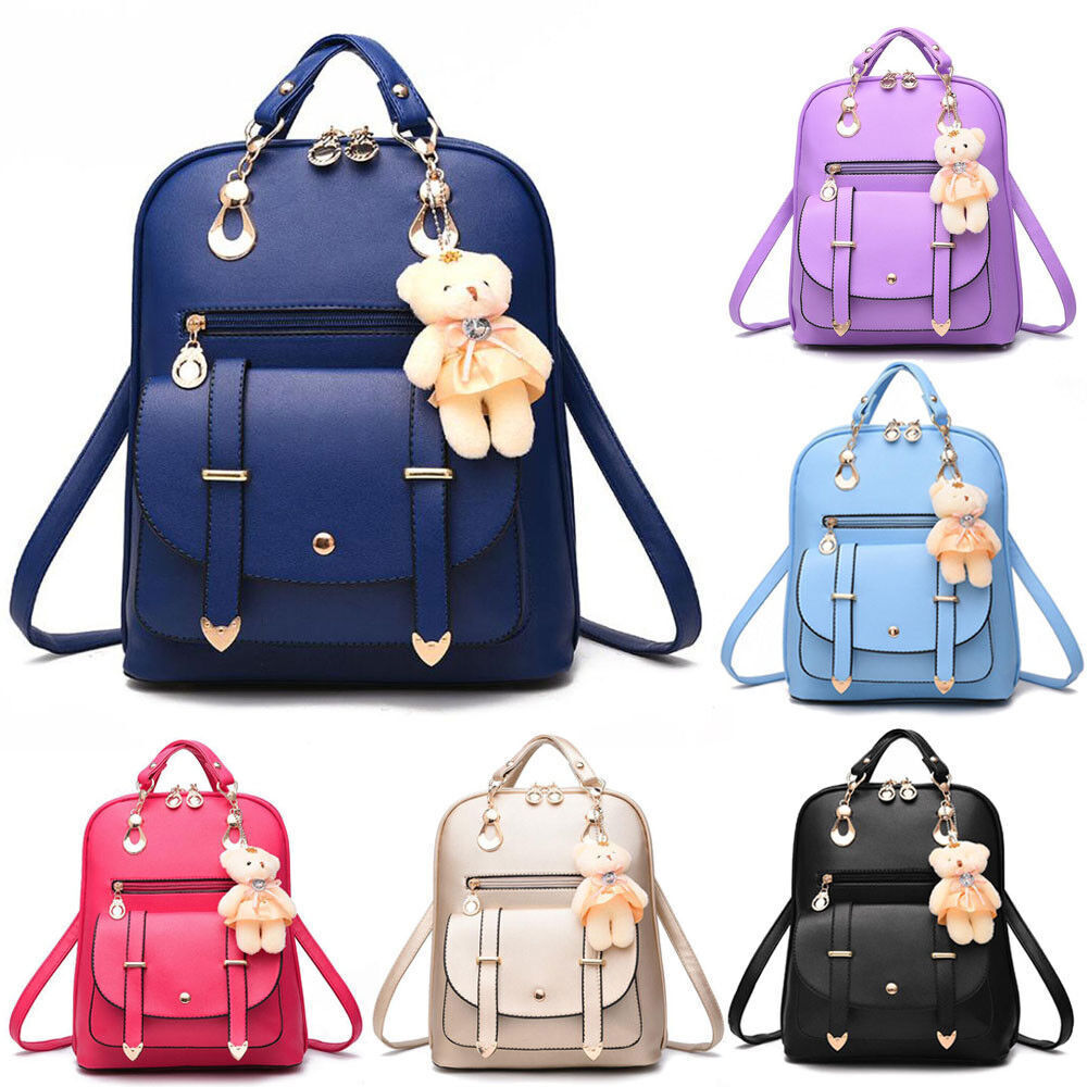 New Trend Casual Backpack Shoulder Bag - Red - Shop N Save