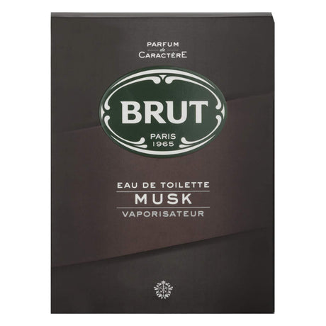 Brut Musk EDT Spray: Classic, Elegant, 100ml Size - Shop N Save