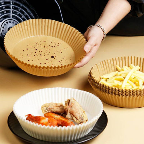 Disposable Air Fryer Liners: Greaseproof, 20cm, Easy Cleanup - Shop N Save