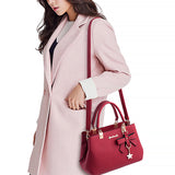 High Quality One Shoulder Cross Body Bag - Wine Red