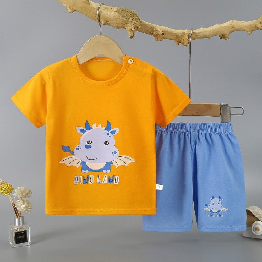 Fashion Short Sleeve T Shirts Cotton Shirts New Born Matching Set - Shop N Save