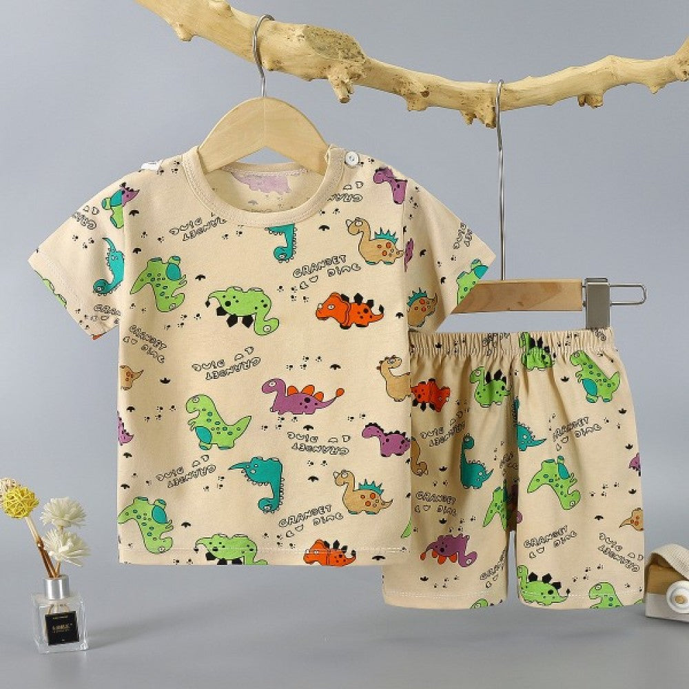 Fashion Short Sleeve T Shirts Cotton Shirts New Born Matching Set - Shop N Save