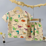 Fashion Short Sleeve T Shirts Cotton Shirts New Born Matching Set - Shop N Save