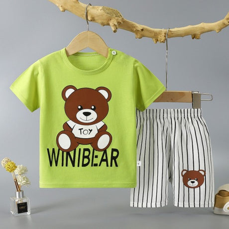 Fashion Short Sleeve T Shirts Cotton Shirts New Born Matching Set - Shop N Save
