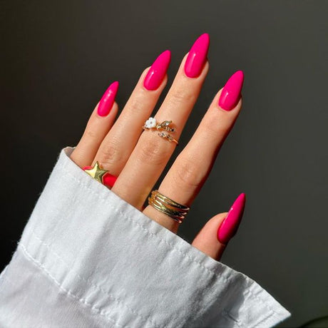 Miss Sweet Cosmetic Peel Off Nail Polish - Barbie Pink (12)