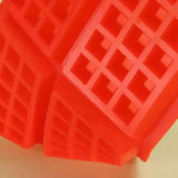 Cube Shaped Waffle Silicone Backing Mold - Red - Shop N Save