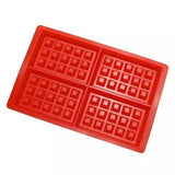 Cube Shaped Waffle Silicone Backing Mold - Red - Shop N Save