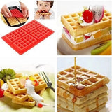 Cube Shaped Waffle Silicone Backing Mold - Red - Shop N Save