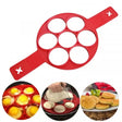 Round Silicone Backing Pancake Cooking Mold - Red - Shop N Save