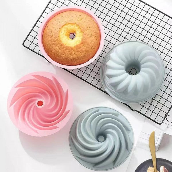 Beauty Home Backing Cake Steamable Silicone Mold - Light Blue