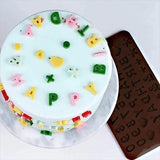 Cake Decoration Alphanumeric Letter Chocolate DIY Mold - Chocolate - Shop N Save