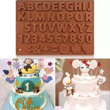 Cake Decoration Alphanumeric Letter Chocolate DIY Mold - Chocolate - Shop N Save