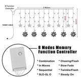 Room Decoration Party String Christmas Snowflake Lights - Yellow
