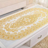 Waterproof Oilproof Decorative Vinyl Tablecloth - 60x120 CM - Golden