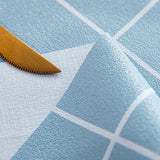 Waterproof Oil Proof Wipe Clean Vinyl Tablecloth - 137x137 CM