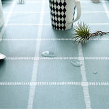 Waterproof Oil Proof Wipe Clean Vinyl Tablecloth - 137x137 CM