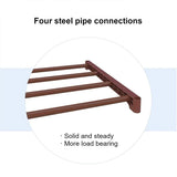 Multi-Function Triangle Clothes Floor Wheels Standing Rack - Shop N Save