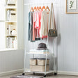 Multi-Function Triangle Clothes Floor Wheels Standing Rack - Shop N Save