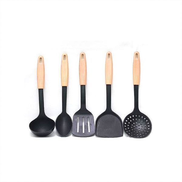 5 Pieces Non Stick High Quality Silicone Cooking Spoon Set