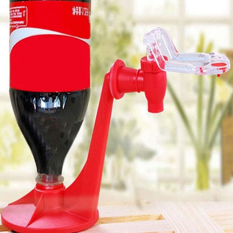 Creative Soda Drinking Water Automatic Bottle Dispenser - Red - Shop N Save