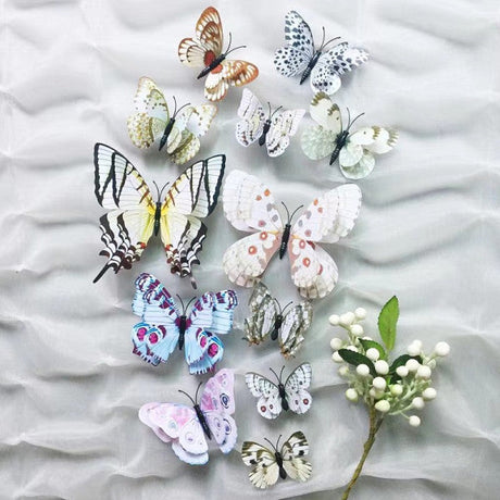 Butterfly Wall Home Decoration Stickers - Multicolor
