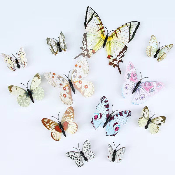 Butterfly Wall Home Decoration Stickers - Multicolor