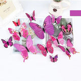 Butterfly Wall Home Decoration Stickers - Purple